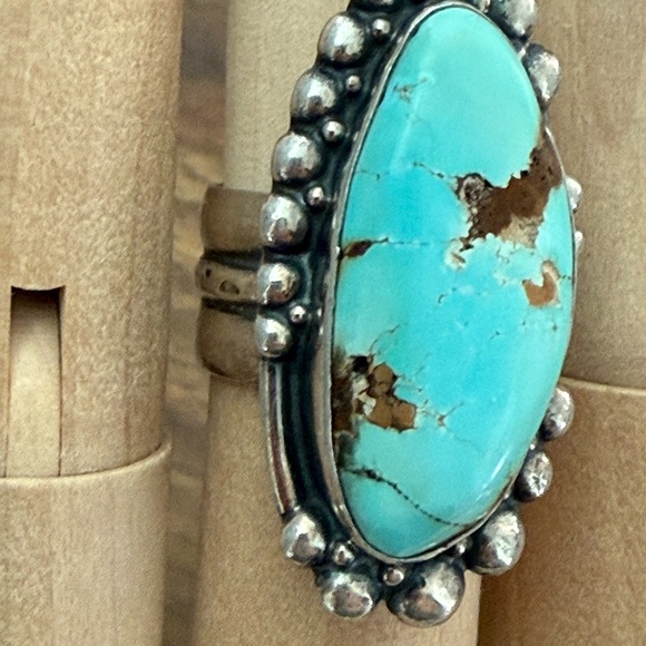 Sterling To Love turquoise sterling silver ring - Picture 2 of 8